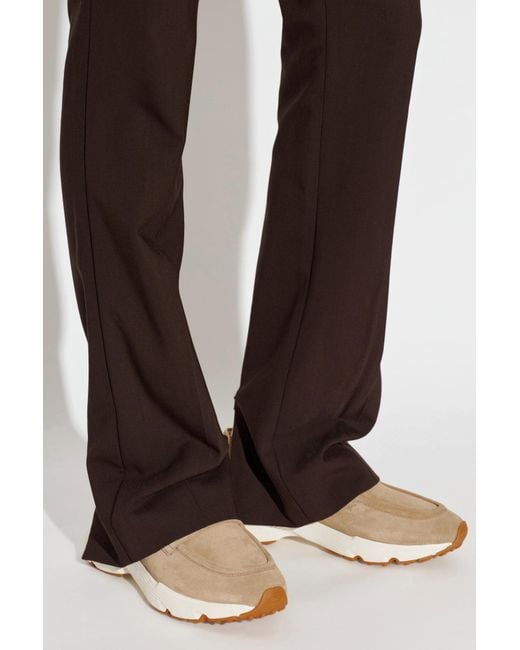 Tod's Brown Suede Sports Shoes