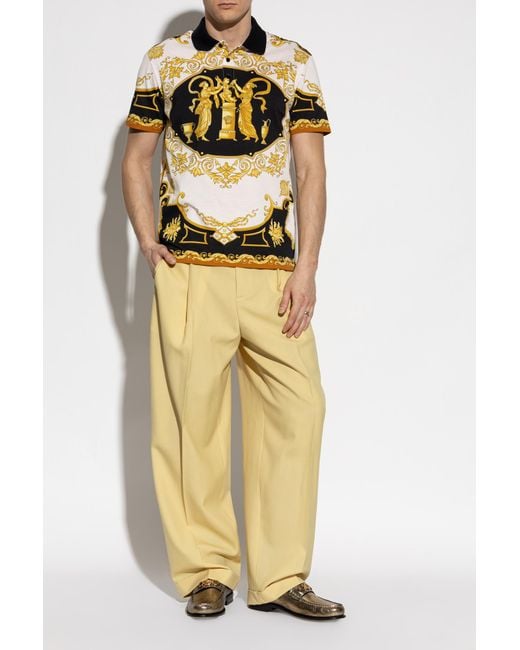 Versace Natural Leather Loafers for men