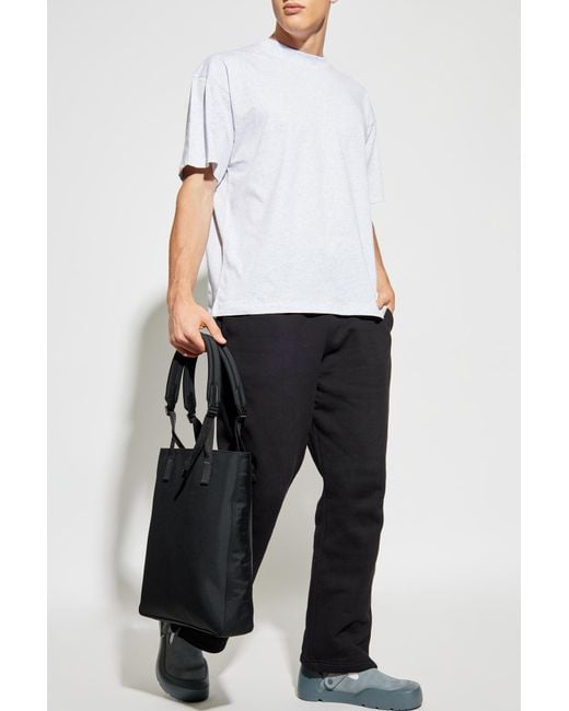 Represent White Oversized "Initial" T-Shirt for men