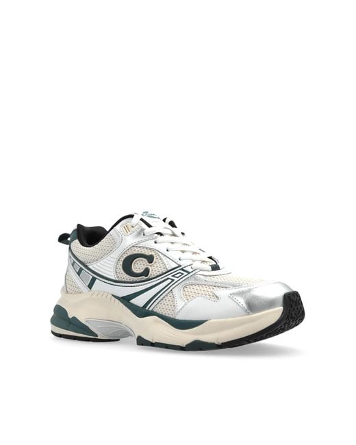 COACH White Sports Shoes With Logo