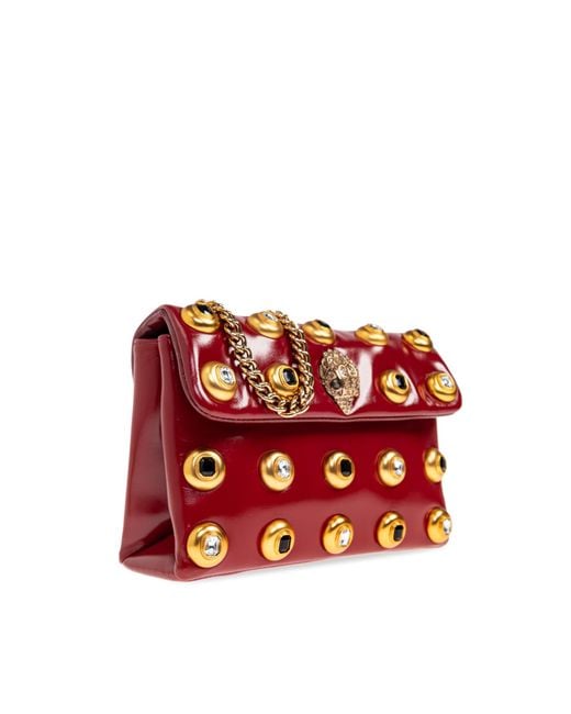 Kurt Geiger Red Shoulder Bag 'Kensington Medium'
