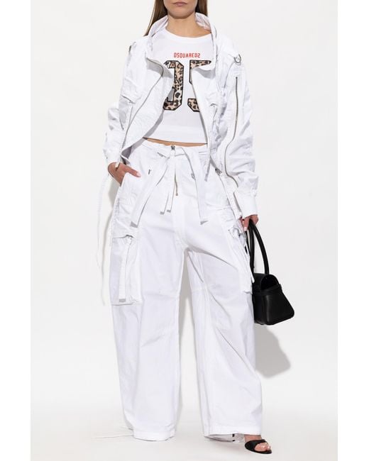 DSquared² White T-Shirt With Logo