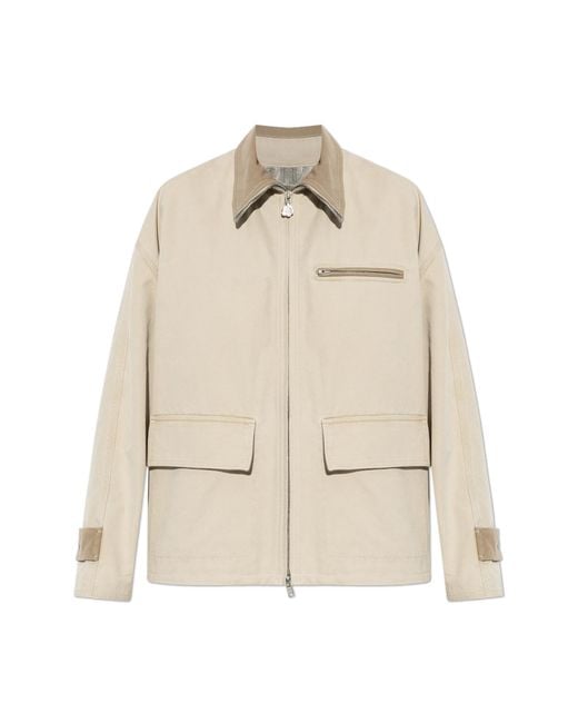 KENZO Natural Jacket With Collar