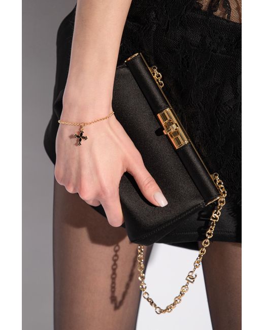 Dolce & Gabbana White Bracelet With Charm,