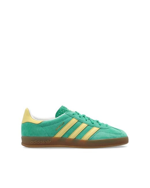 Adidas Originals Green ‘Gazelle Indoor’ Sports Shoes