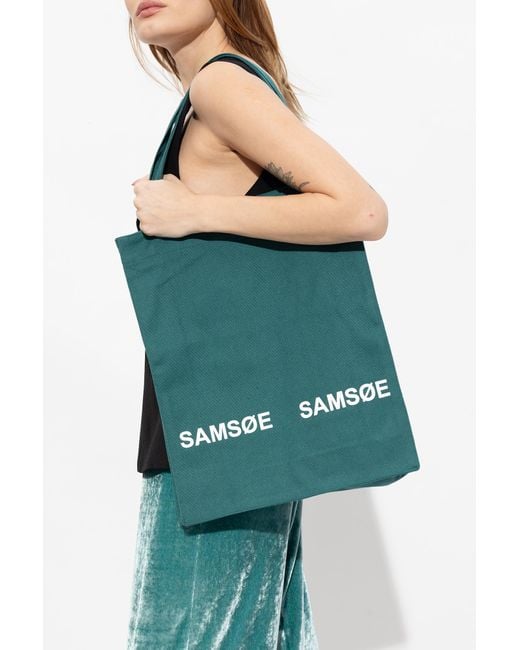 Samsøe & Samsøe Green 'luca' Shopper Bag,