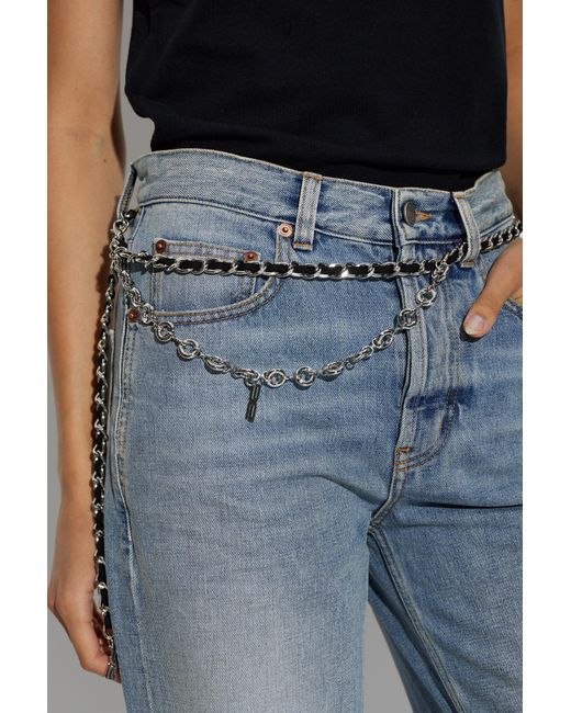 Gestuz Metallic 'Gzzinnia' Belt With Logo