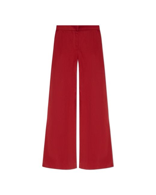 Max Mara Red Trousers Ruggero