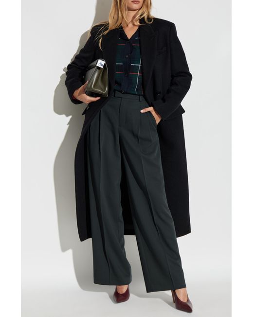 Alexander McQueen Blue Checked Cardigan