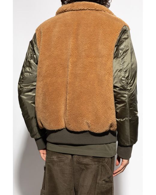 Moncler Green Reversible Jacket "Maulevrier" for men