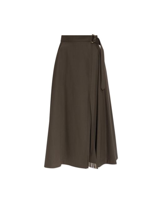 Burberry Green Wool Skirt 'Belina'