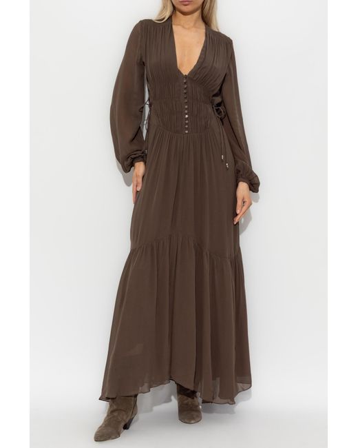 Isabel Marant Brown 'Dress "Briane"