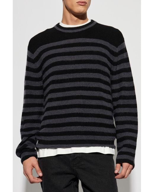 Paul Smith Black Sweater With Striped Pattern, ' for men