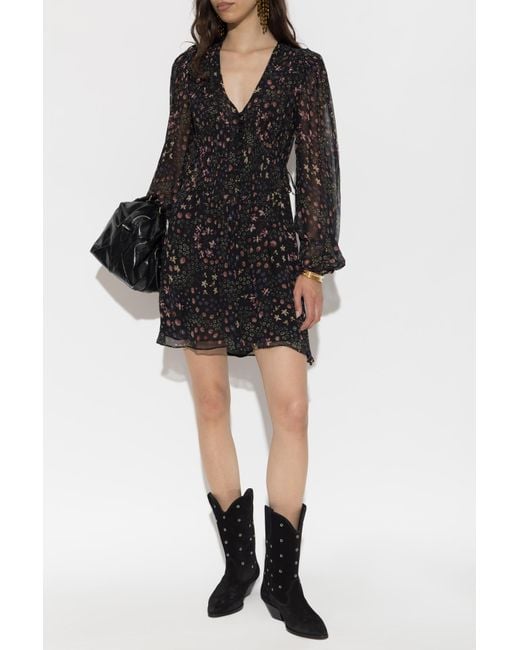 Isabel Marant Black "Florel" Dress