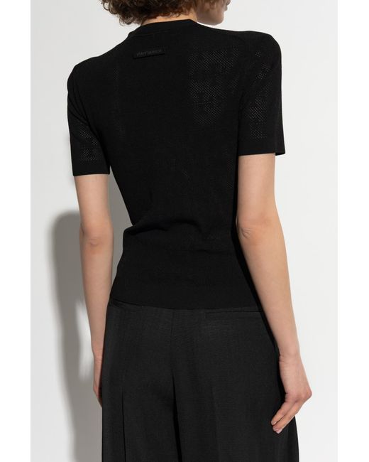 Tory Burch Black Top With Perforation