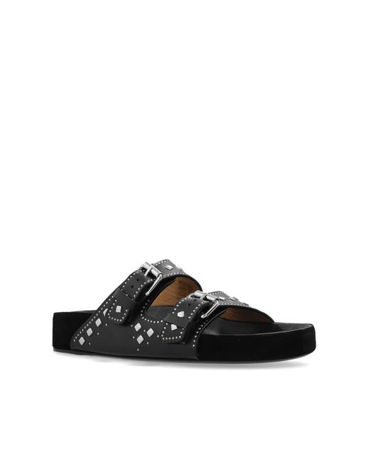 Isabel Marant Black Slides Lennyo