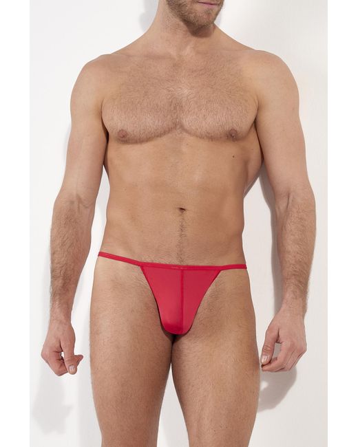 Hom Red Strings From The "Plume" Collection for men