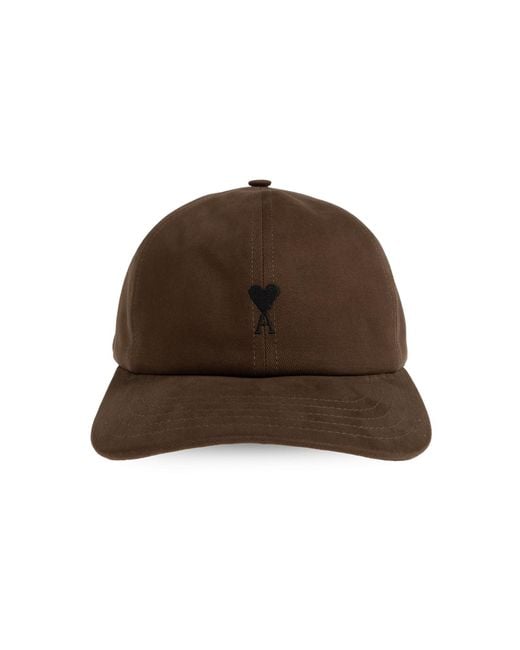 AMI Brown Cap With Logo