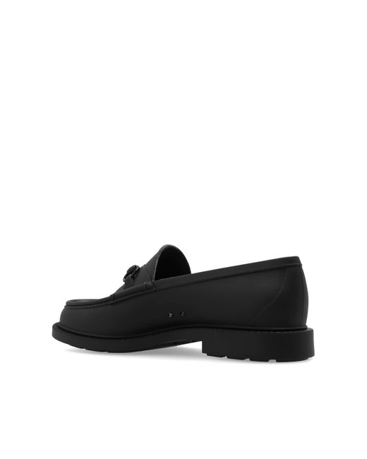 Gucci Black Rubber Loafers, for men