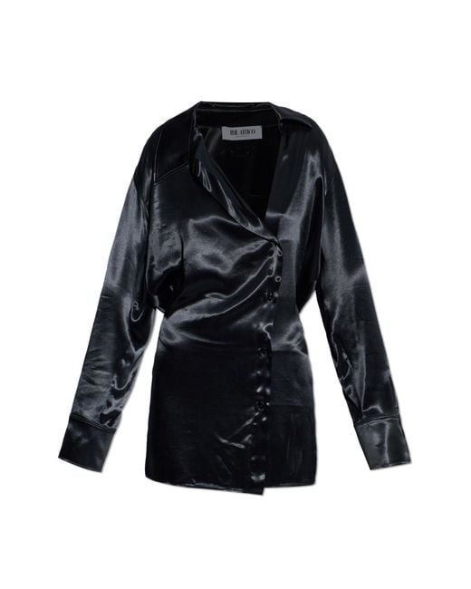 The Attico Black Shirt Dress