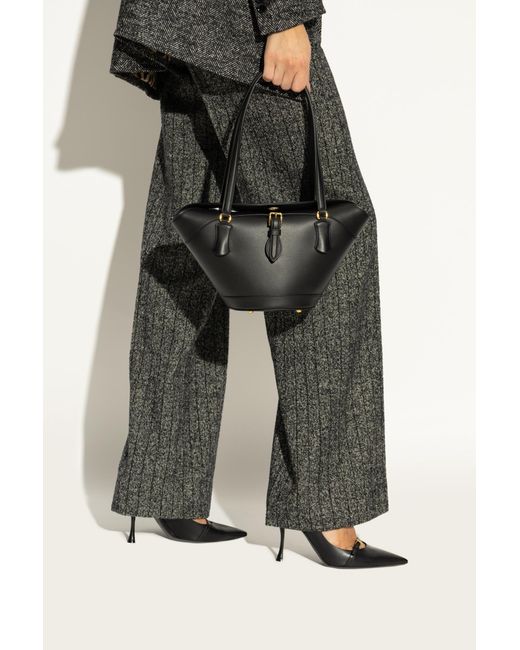 Dolce & Gabbana Black Leather Shoulder Bag