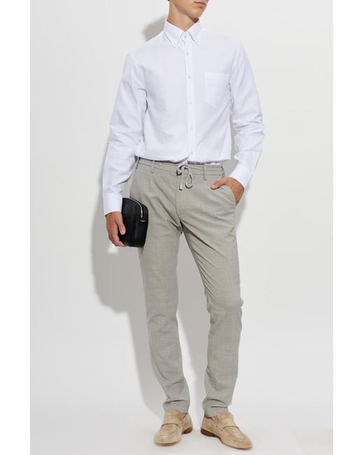 Paul & Shark White Shirt With Pocket for men