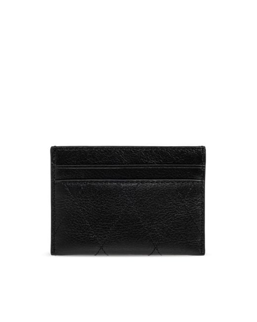 Tory Burch Black Leather Card Holder