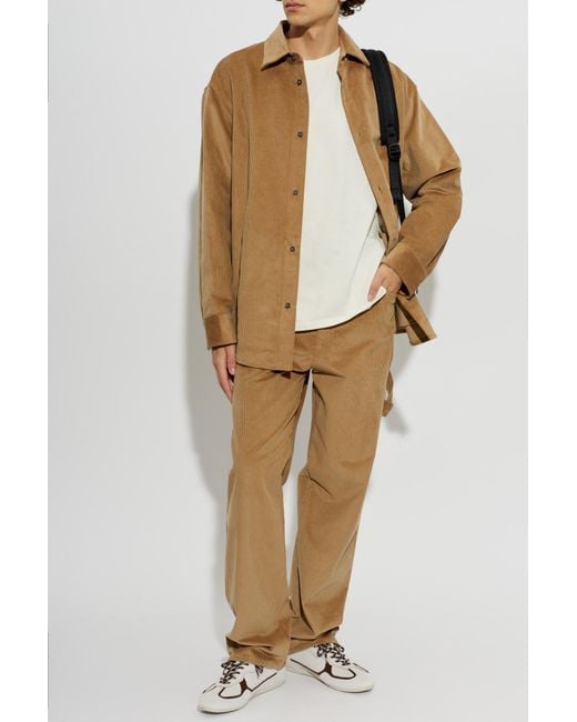 DARKPARK Natural Corduroy Trousers 'John' for men