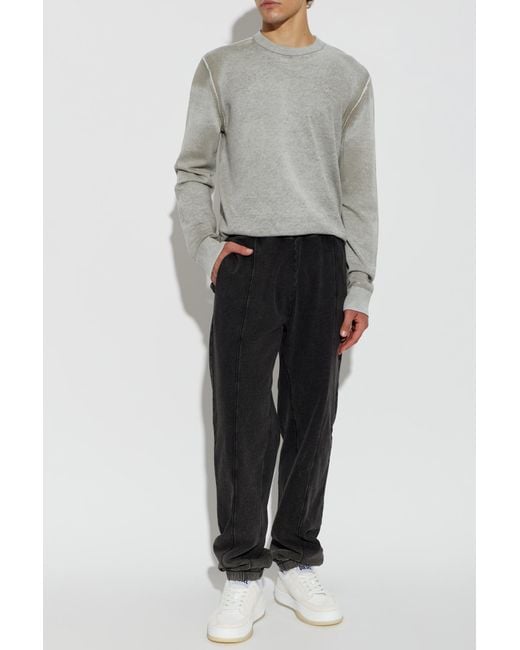 DIESEL Gray Sweater 'K-Laurent' for men