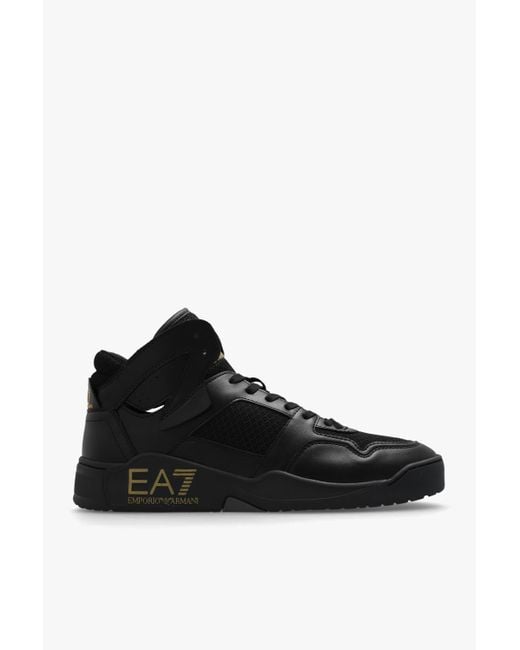 Armani high top sneakers hotsell