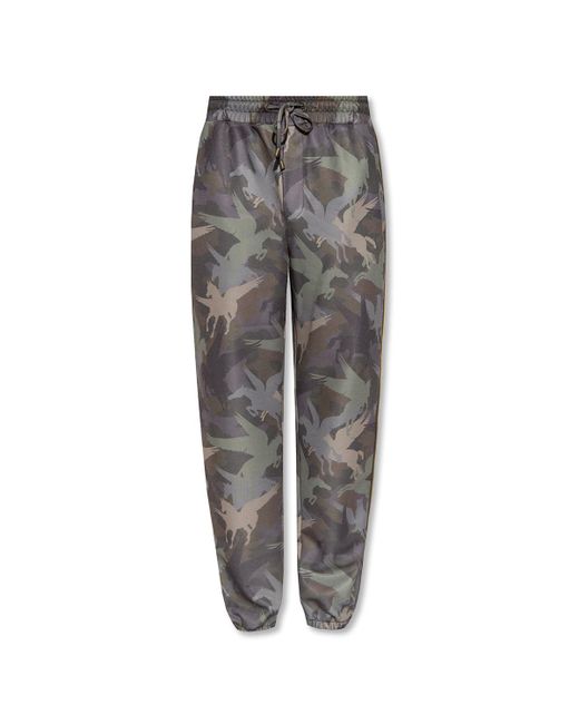 Etro Side-stripe Sweatpants in Green 