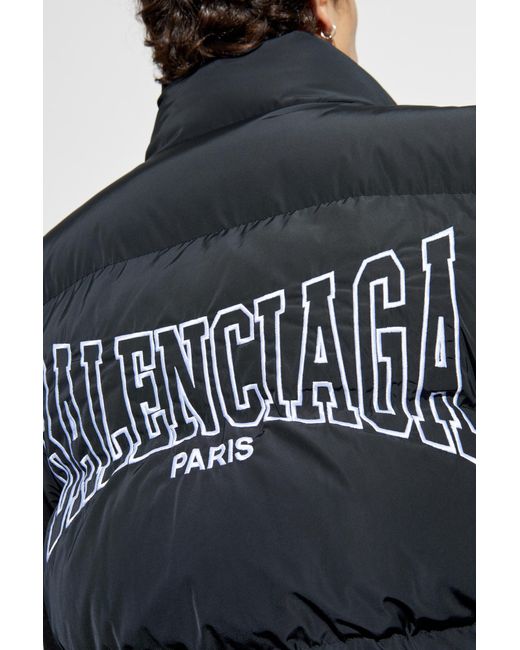 Balenciaga Blue Padded Vest From The Skiwear Collection, for men