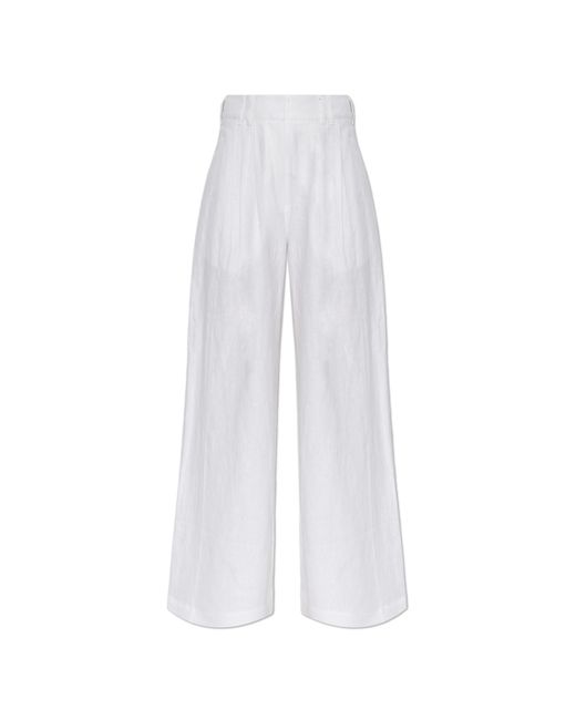 Posse White Parker Trousers