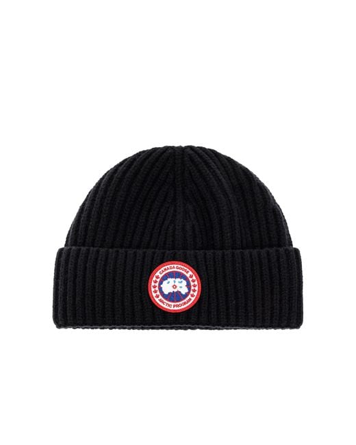 Canada Goose Black Cashmere Hat