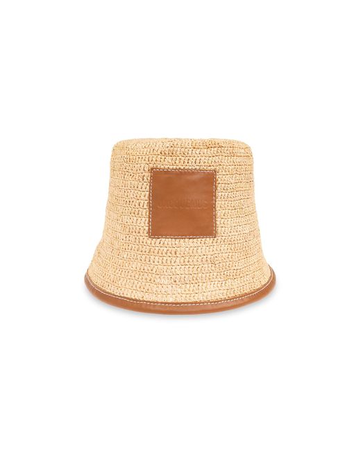Jacquemus Natural 'Soli' Woven Hat