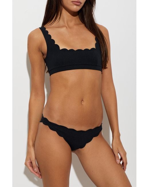 Marysia Swim Black Top Of The "Mini Palm Springs" Swimsuit