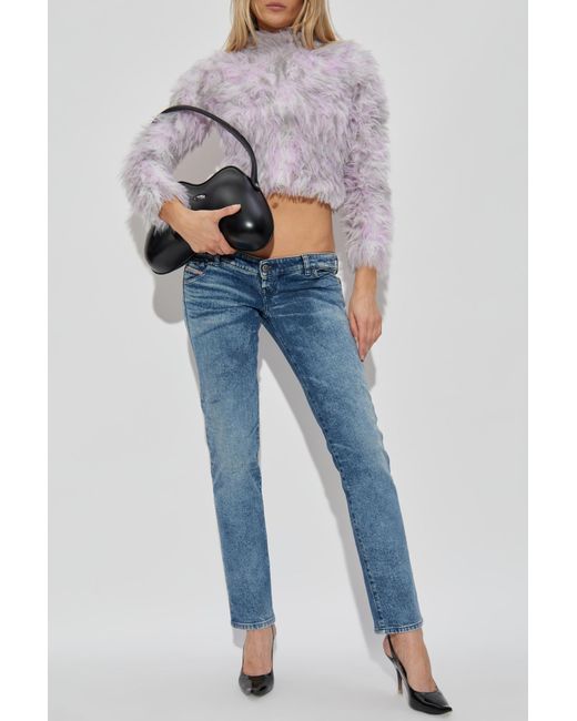DIESEL Purple Sweater 'M-Annika'