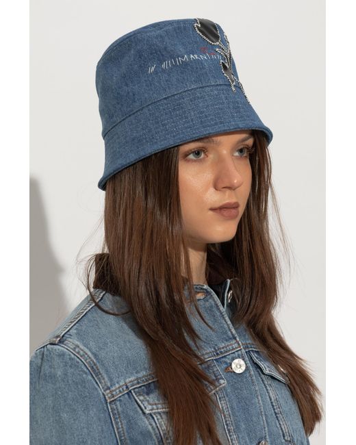 Marni Blue Denim Bucket Hat