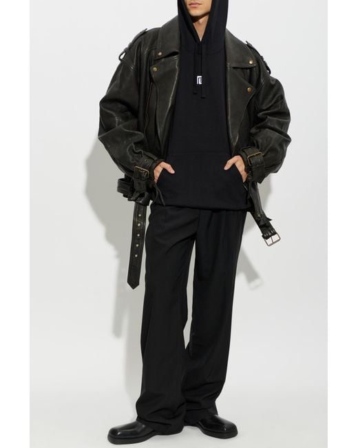 Balmain Black Hoodie for men
