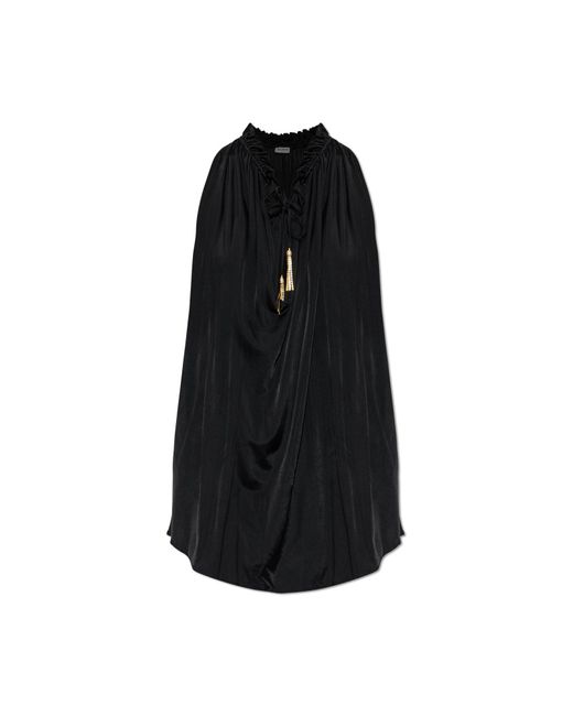 Balmain Black Oversized Top