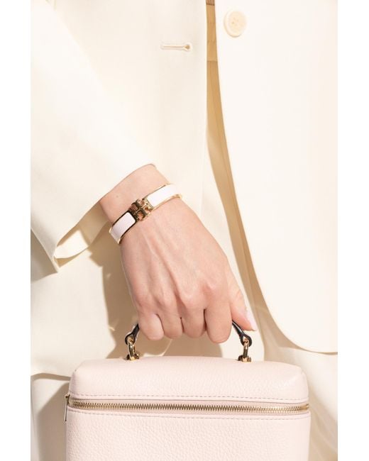Tory Burch Metallic Bracelet With Logo