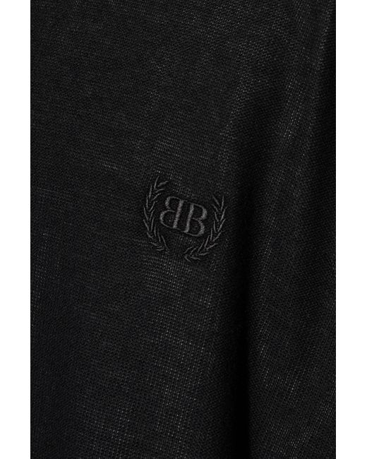 Balenciaga Black Sweater With A Vintage Effect for men