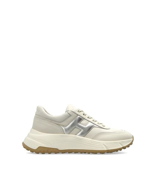 Hogan White "Hi-Fi" Sports Shoes