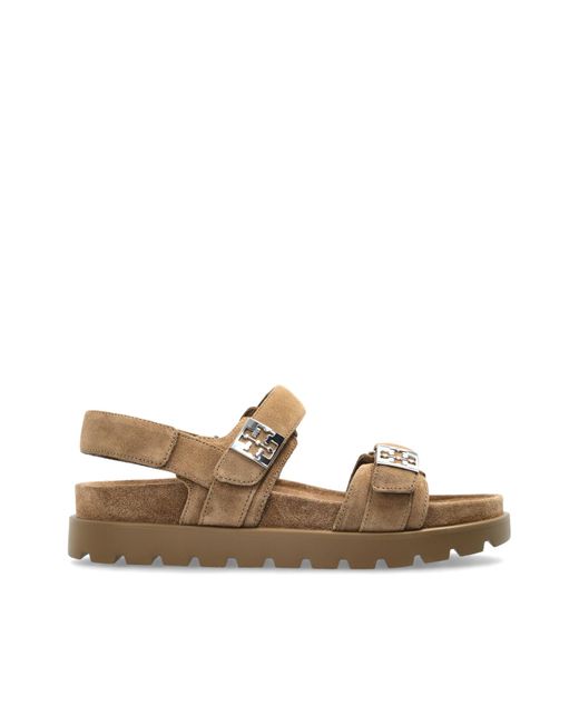 Tory Burch Brown 'Mellow Sport' Sandals