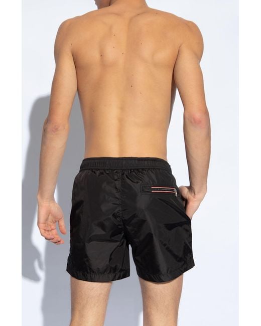 Moncler Swimming Shorts in Black for Men Lyst