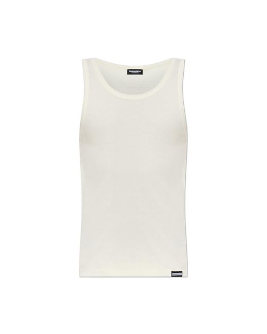 DSquared² White Lingerie Top for men