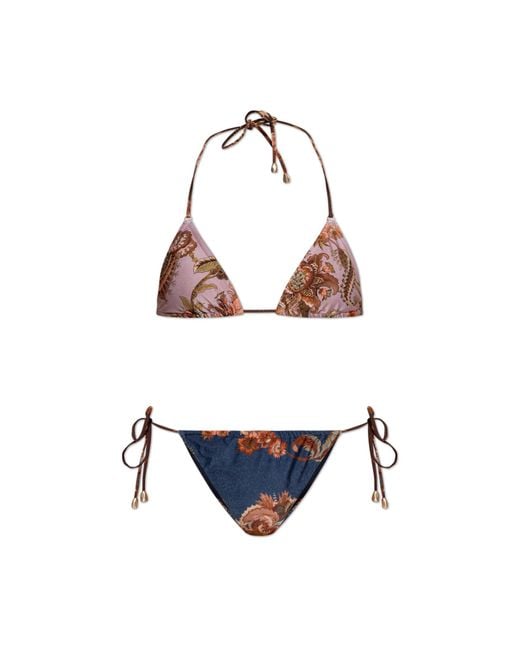 Zimmermann White Two-Piece Swimsuit