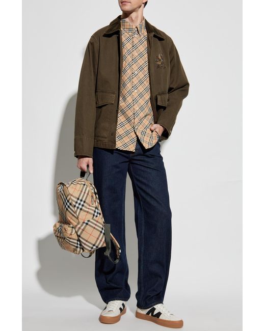 Burberry Blue Straight-Leg Jeans for men