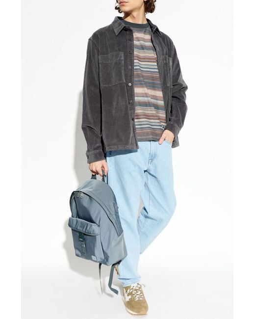 Paul Smith Gray Corduroy Shirt for men