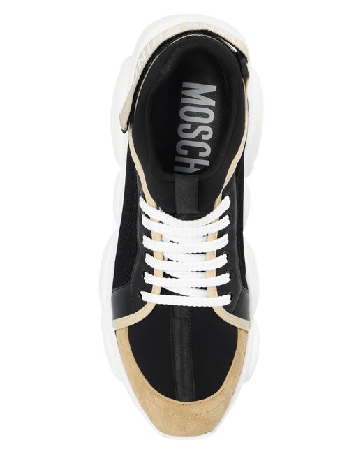 Moschino Black Sneakers With Logo, for men